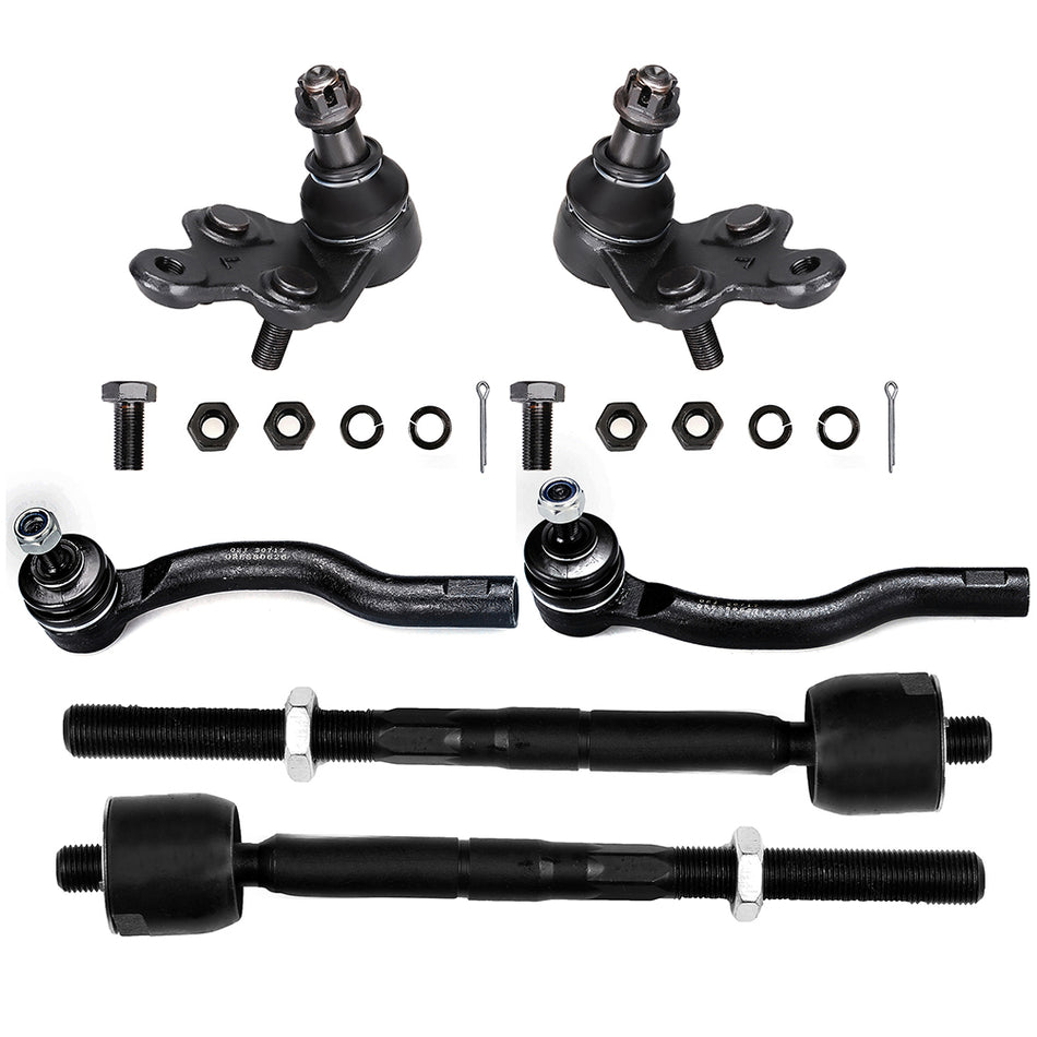 04-10 Toyota Sienna Front Lower Ball Joints Steering Tie Rod End