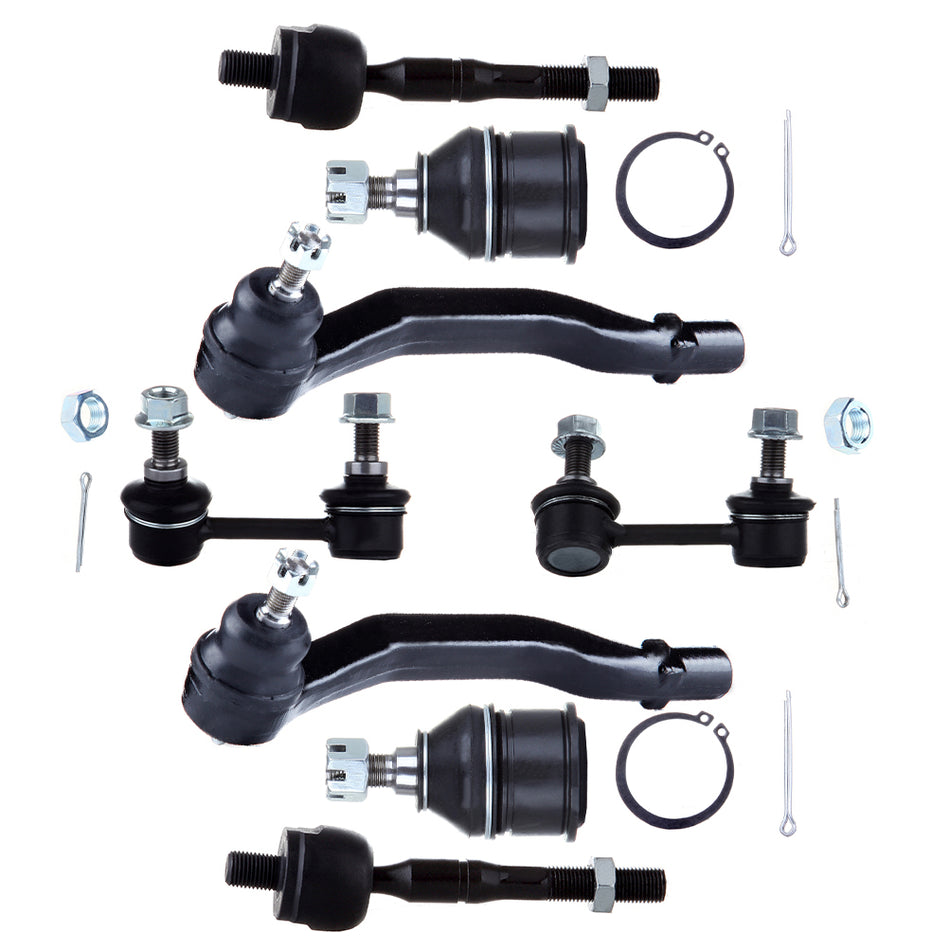 Front Lower Ball Joints Steering Sway Bar Tie Rod End For 1998-2002 Honda Accord
