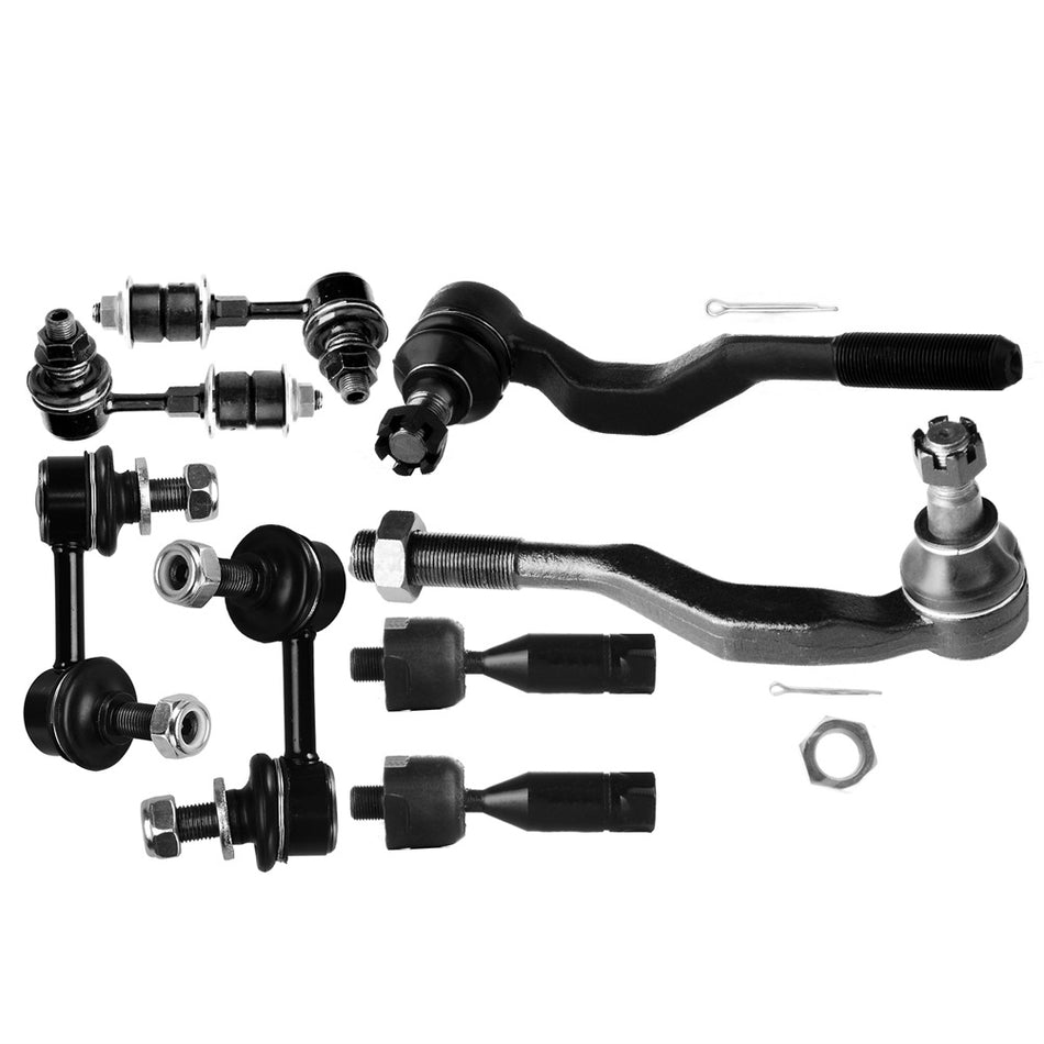 Front Steering Sway Bar Tie Rod End Suspension Kit For 2001-2004 Toyota Tacoma