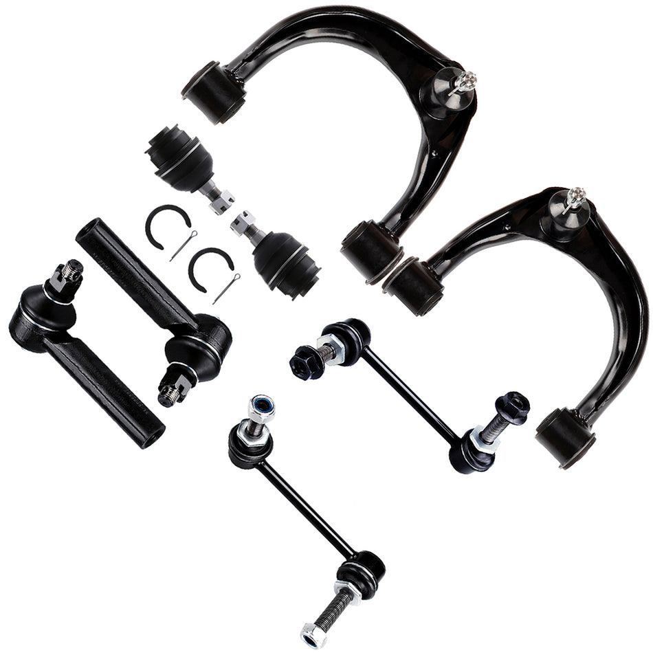 For 2003-2009 Lexus GX470 Toyota 4Runner 8 Pcs Front Control Arm And Ball Joint