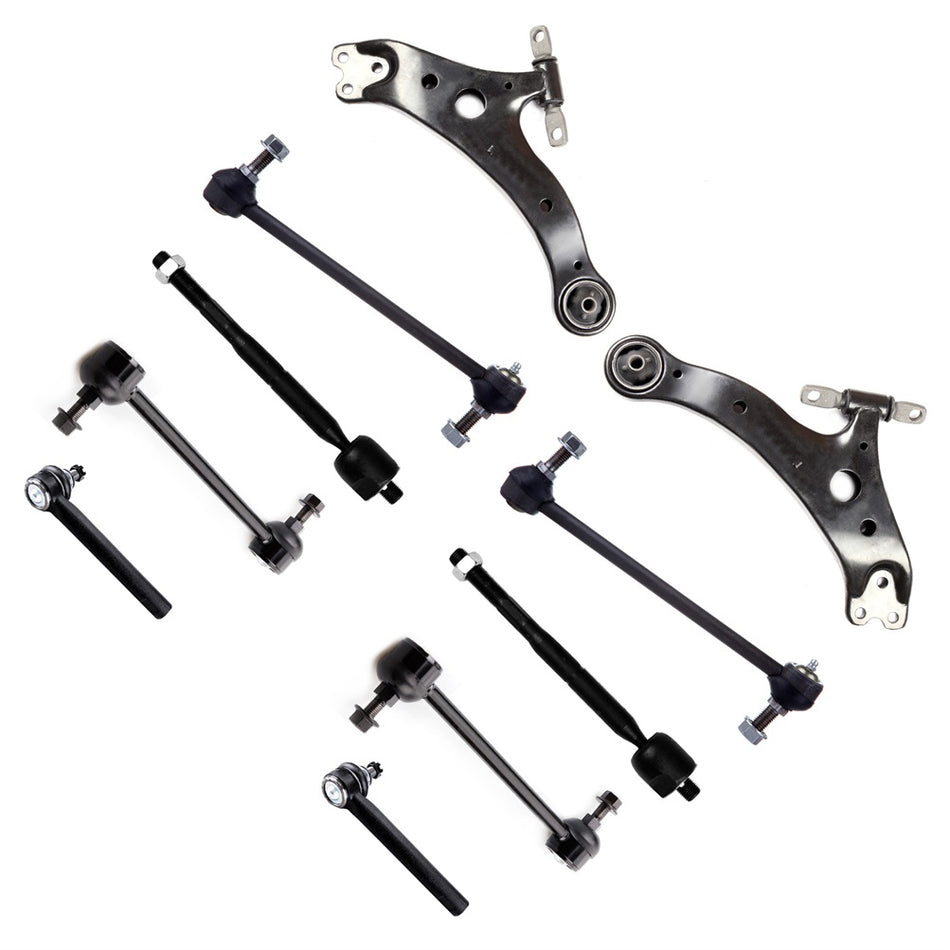 10 Front Rear Control Arm And Ball Joint For Toyota Highlander Lexus RX350 RX330