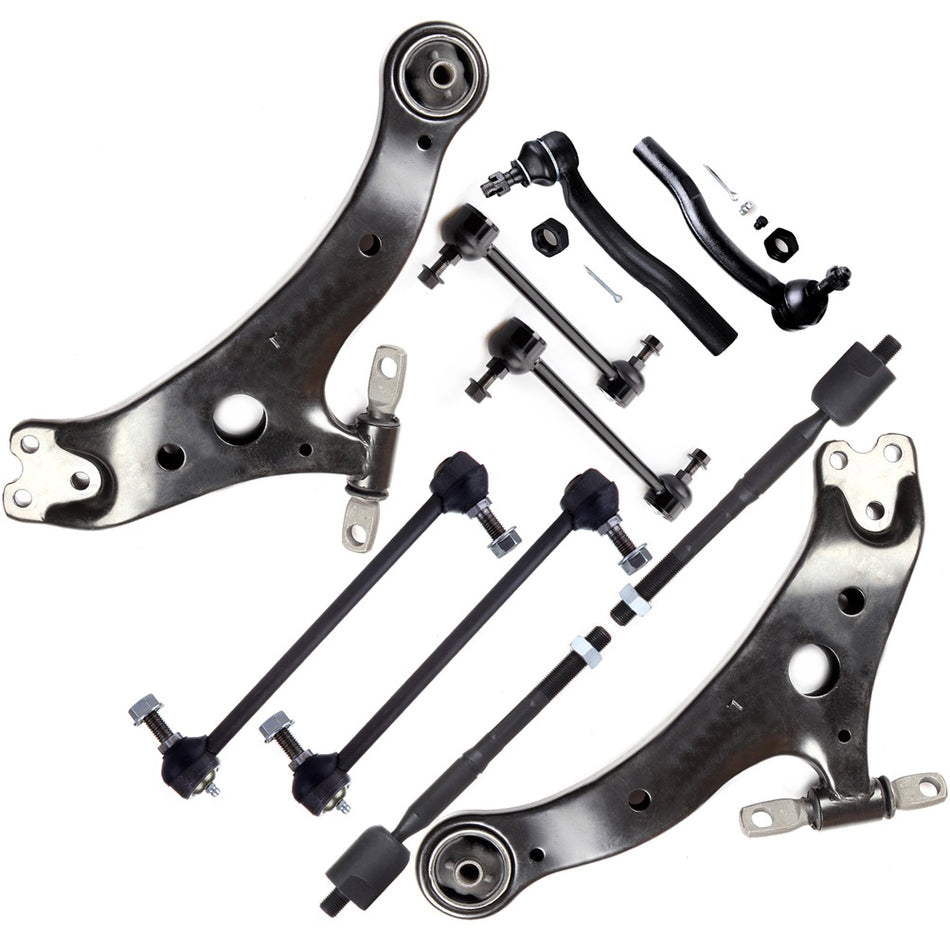 Front Lower Control Arm Tie Rod End Sway Bar For 02-03 Lexus ES300 Toyota Camry