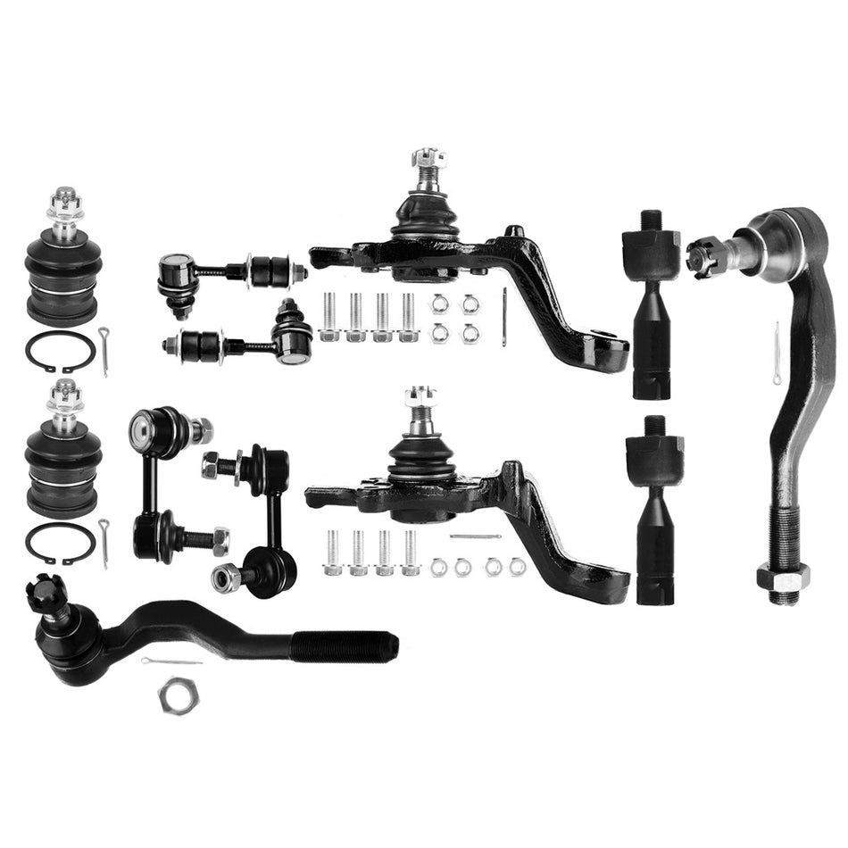 Front Ball Joints Steering Sway Bar Tie Rod End For 2001 02 03 04 Toyota Tacoma
