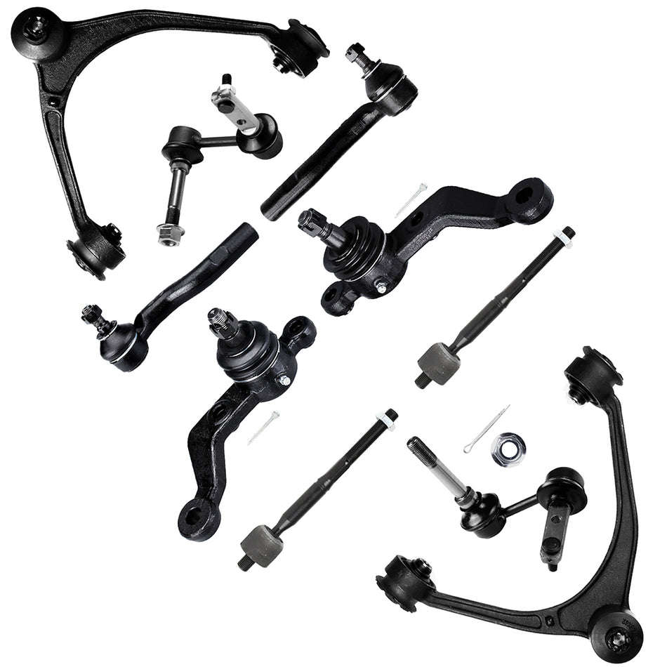 For Lexus GS300 GS400 GS430 10Pcs Upper Control Arm Ball Joint Tie Rod End Kit