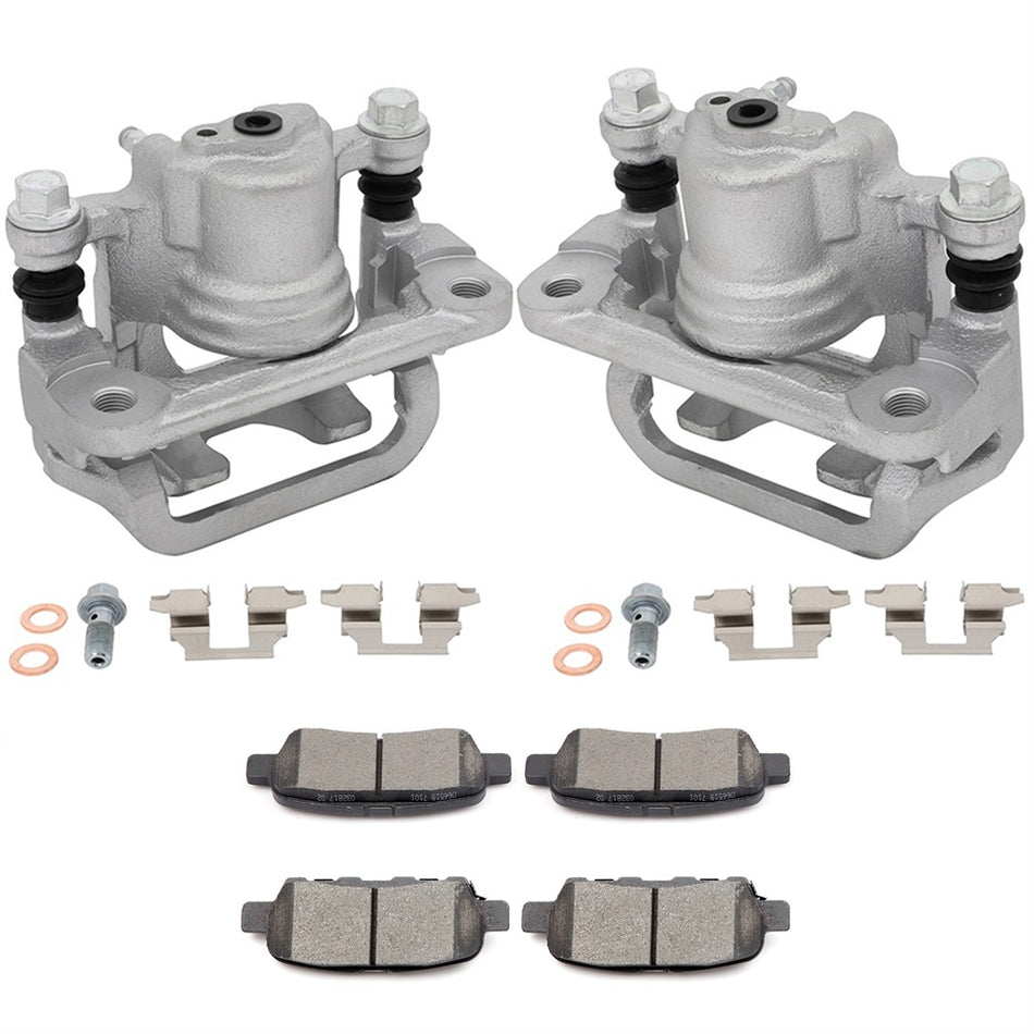 Rear Brake Calipers And Ceramic Pads For 2004-2007,2019 Nissan Maxima