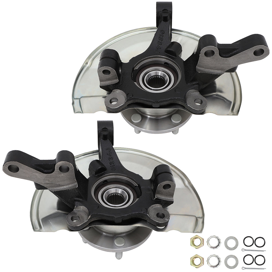 2 X Front Wheel Bearings Hub Knuckle Assembly For Jeep Compass Patriot Dodge