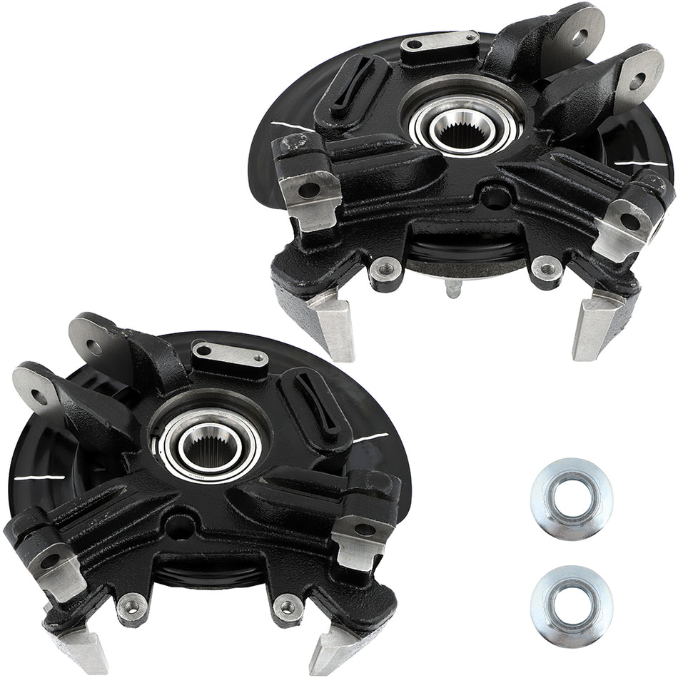 2 Rear Driver Passenger Wheel Bearings Hub Knuckle Assembly For Explorer Mercury