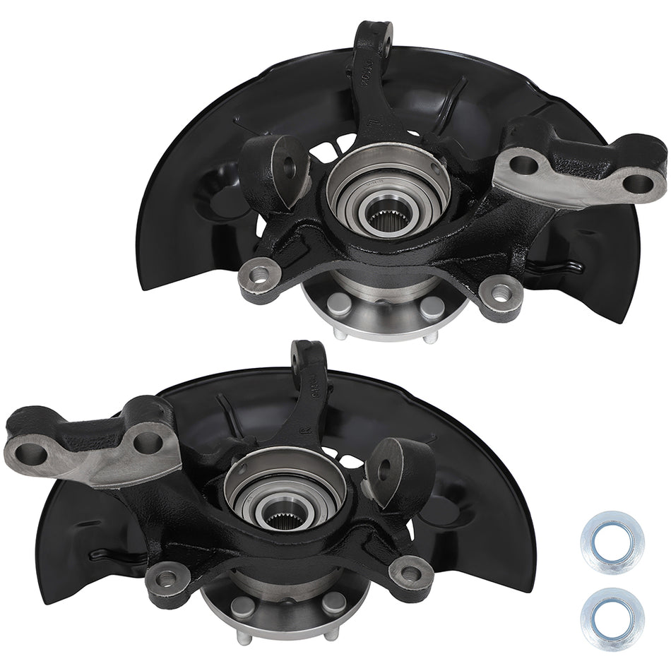 2 Pcs Front Wheel Bearings Hub Knuckle Assembly Fits Toyota Avalon 2013 14 15 16