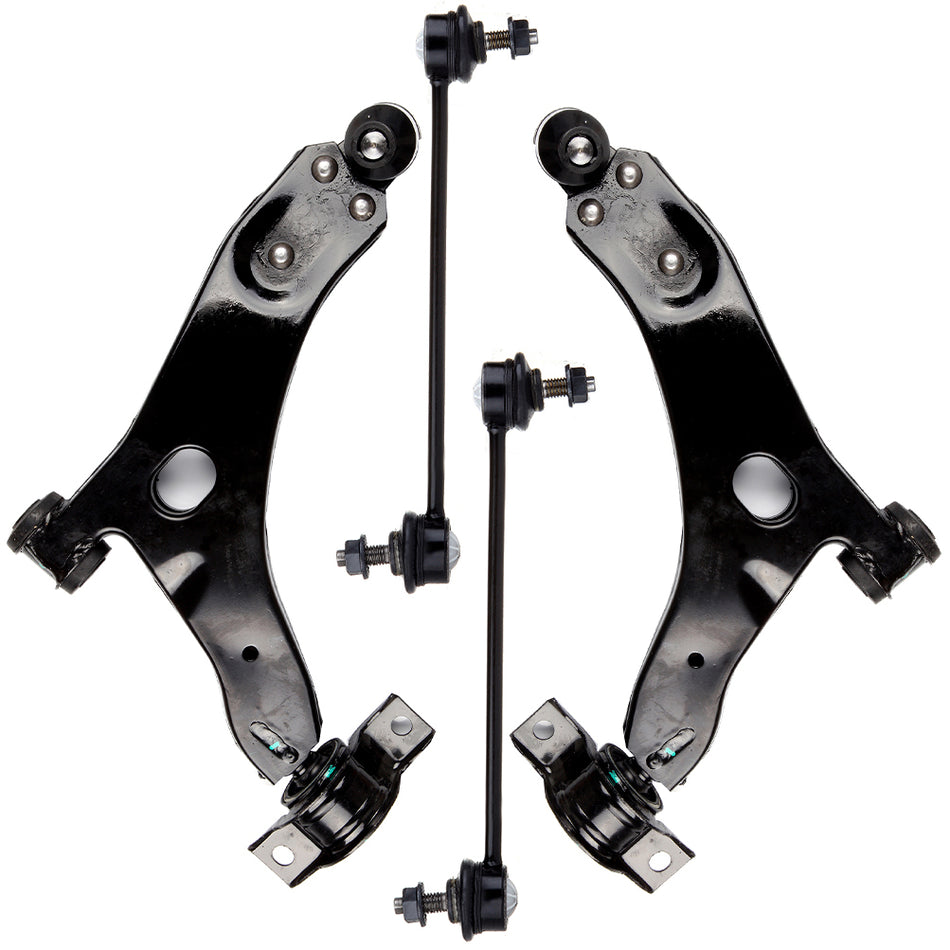 Front Lower Control Arm with Ball Joints and Sway Bar For 2004-2010 Ford Focus