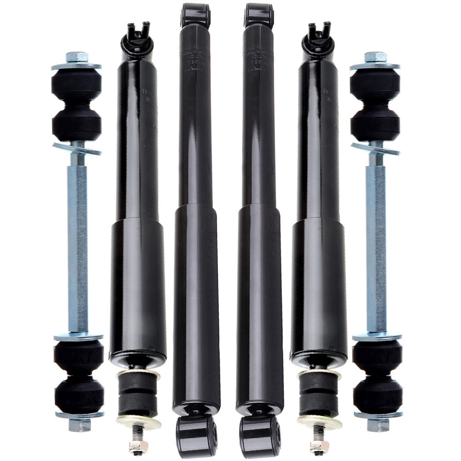 Front & Rear Shocks Absorbers Sway Bars for Chevy Silverado GMC Sierra 1500 2WD