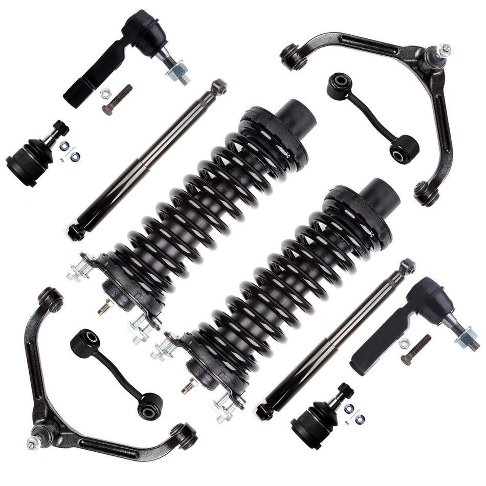 For 2005 2006 2007 Jeep Liberty Front Struts & Rear Shocks & Control Arms Kit