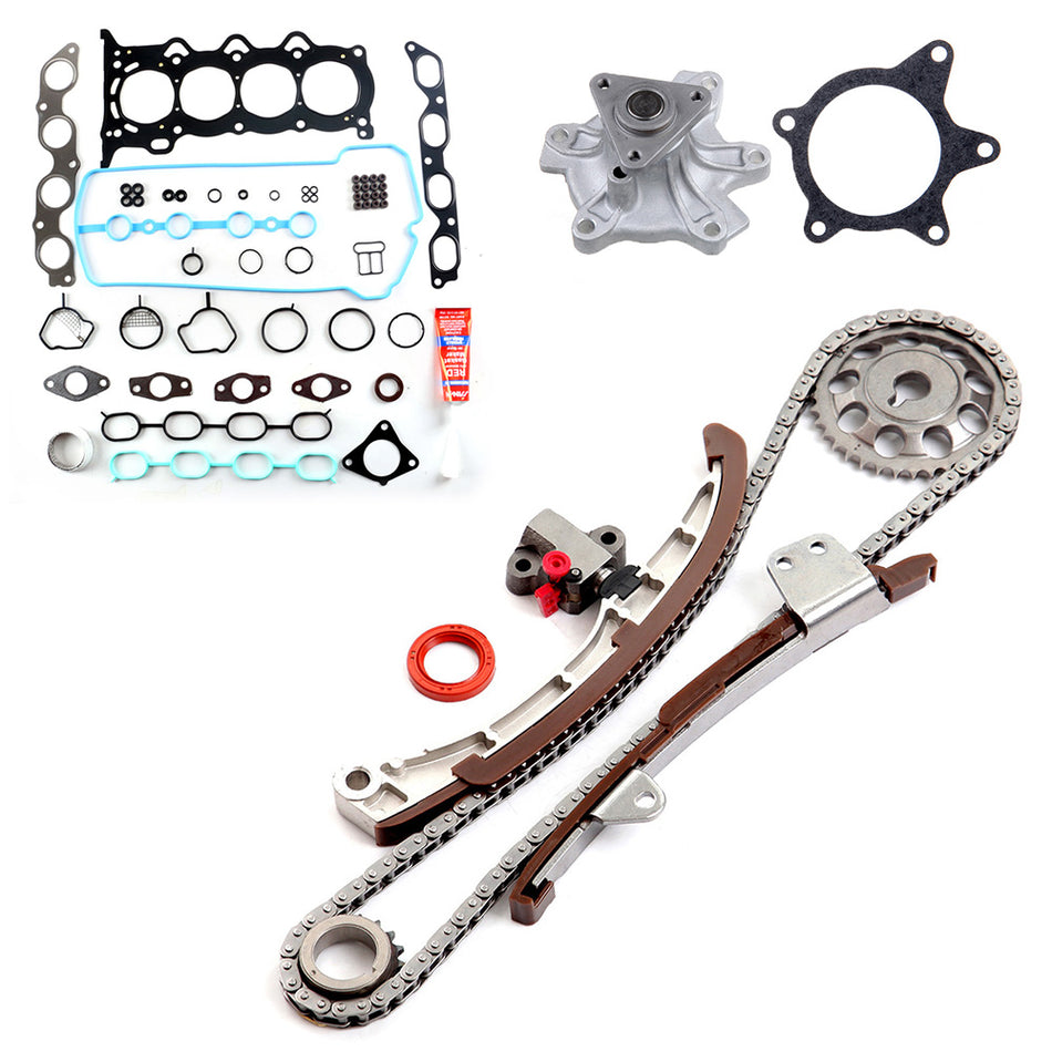 Head Gasket Set Timing Chain Kit for 07-12 Toyota Yaris 1.5L withWater Pump 839836