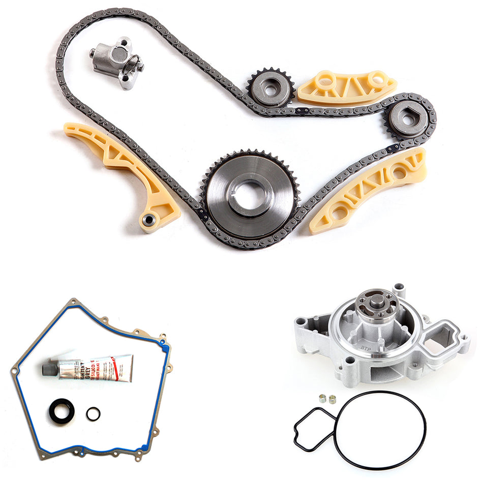 05-08 Chevrolet Cobalt 2.2L Water Pump And Timing Chain Kit Cover Gasket Set 839872
