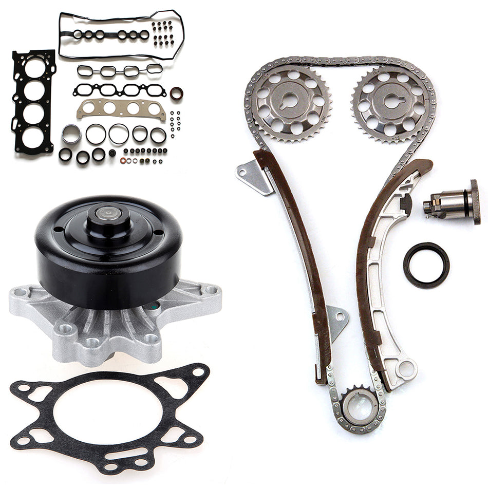 Timing Chain Kit Water Pump Head Gasket Set For 98-99 Toyota Corolla 1.8L 839924