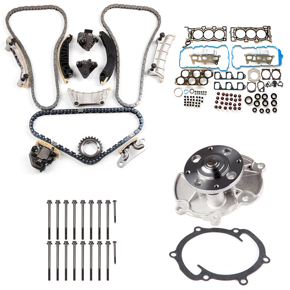 Suzuki XL-7 3.6L Head Gasket Bolts Set Timing Chain Kit withWater Pump 839943