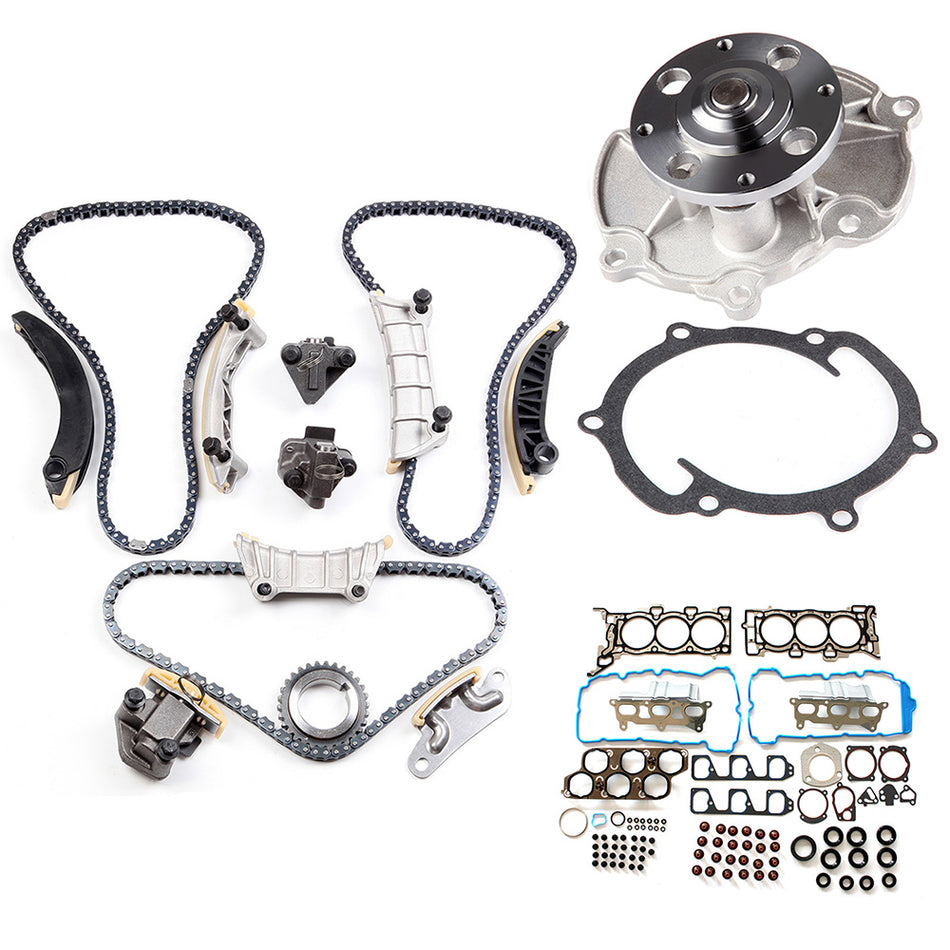 Timing Chain Kit Water Pump Head Gasket Set Fits 2008-2009 Suzuki XL-7 3.6L 839953