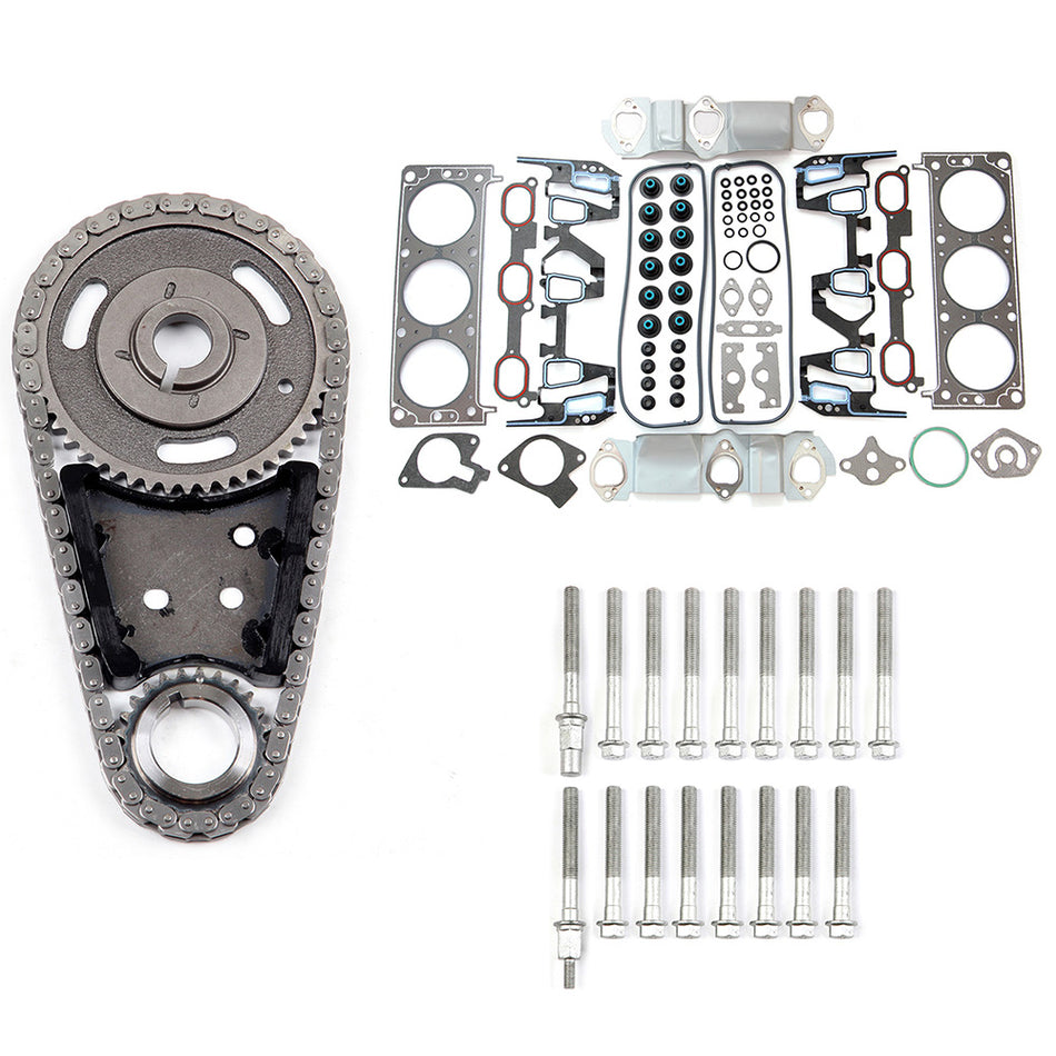 Timing Chain Kit Head Gasket Bolts Set For Buick Century 3.1L Rendezvous 3.4L 839975