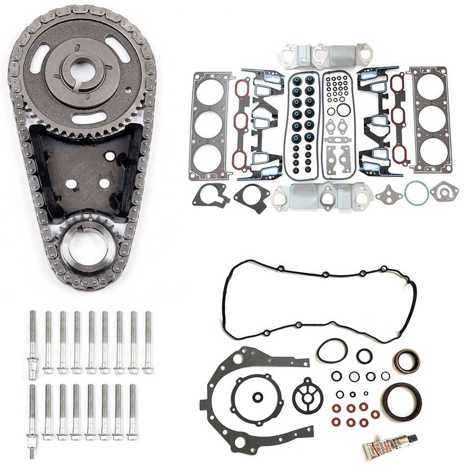 Full Gasket Bolts Set Timing Chain Kit For 01-05 Pontiac Aztek 3.4L 839977