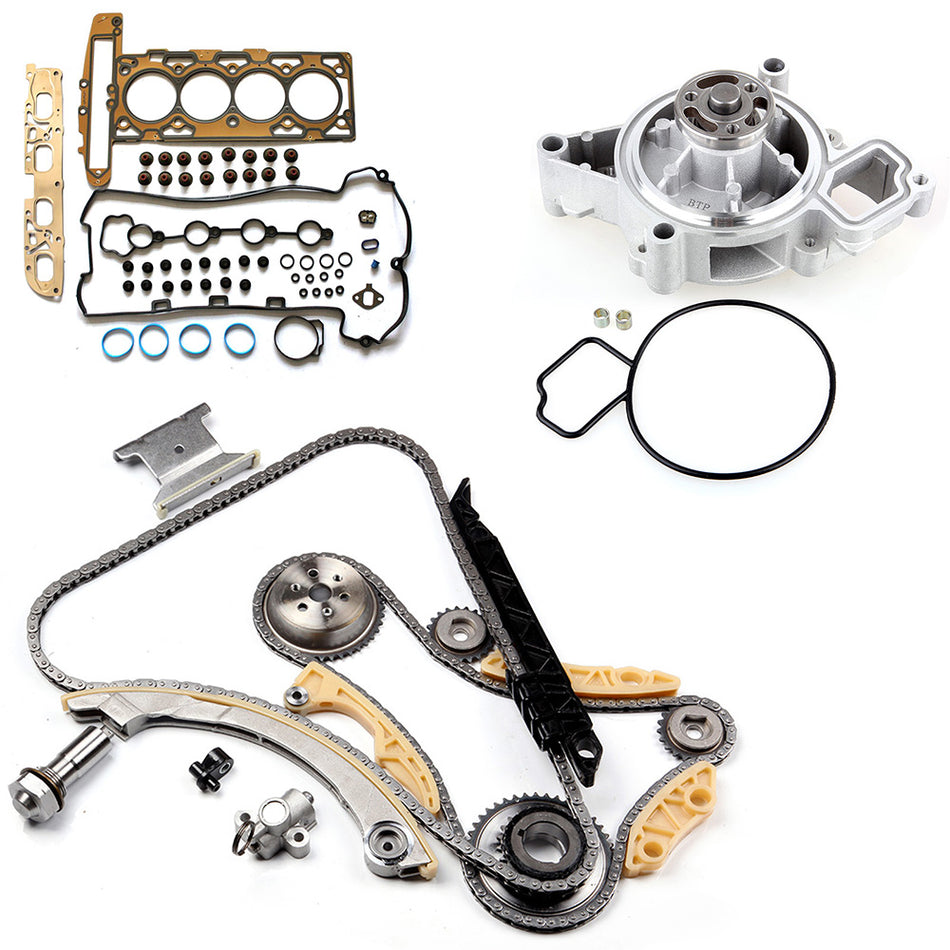 Timing Chain Kit Water Pump Head Gasket Set For 2009-2010 Chevrolet Cobalt 2.2L 839982