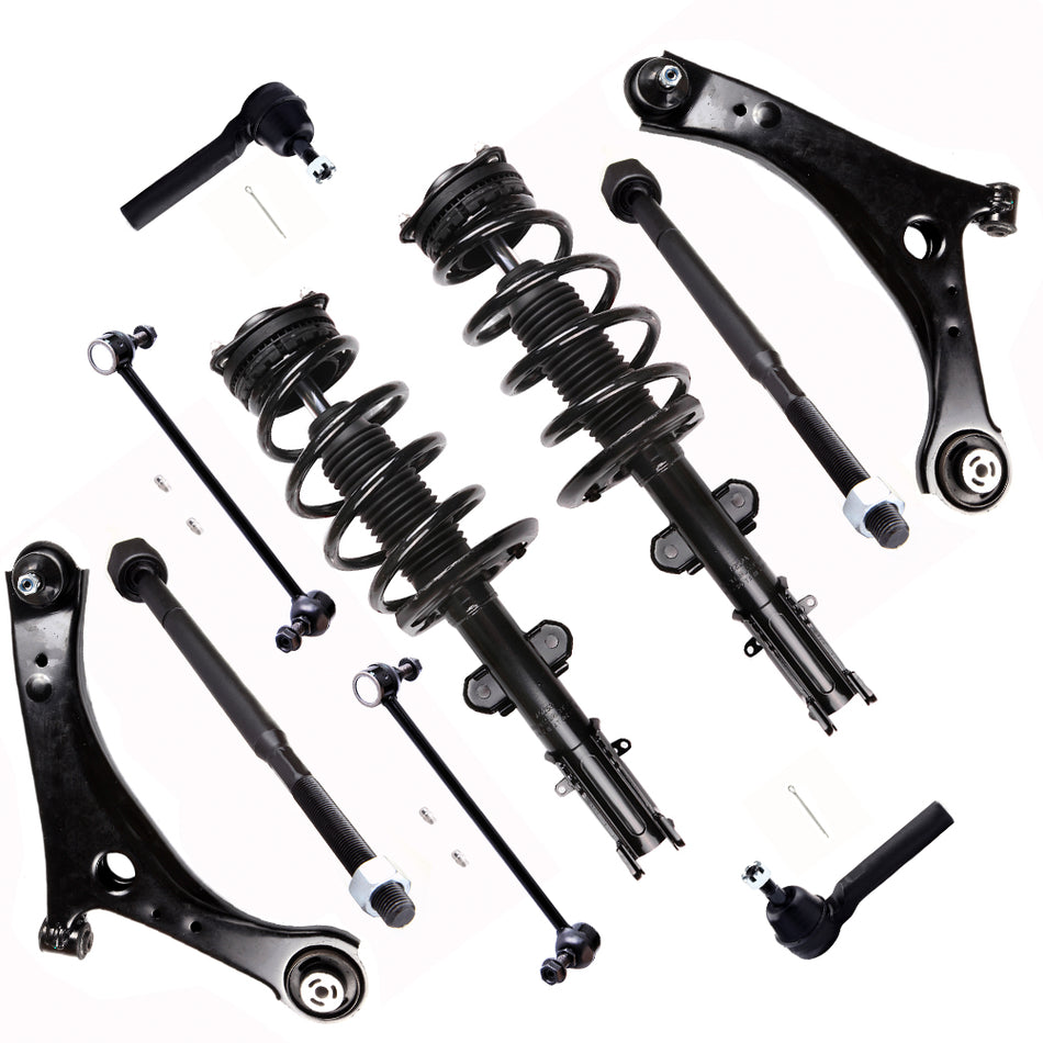 Front Struts & Lower Control Arms for 08-2014 Town & Country Dodge Grand Caravan