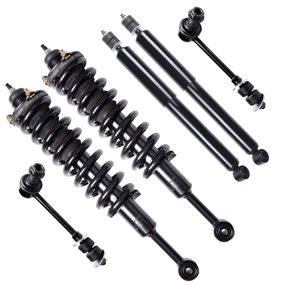 2003-2018 Toyota 4Runner FJ Cruiser Front Struts Rear Shocks Sway Bars Kit