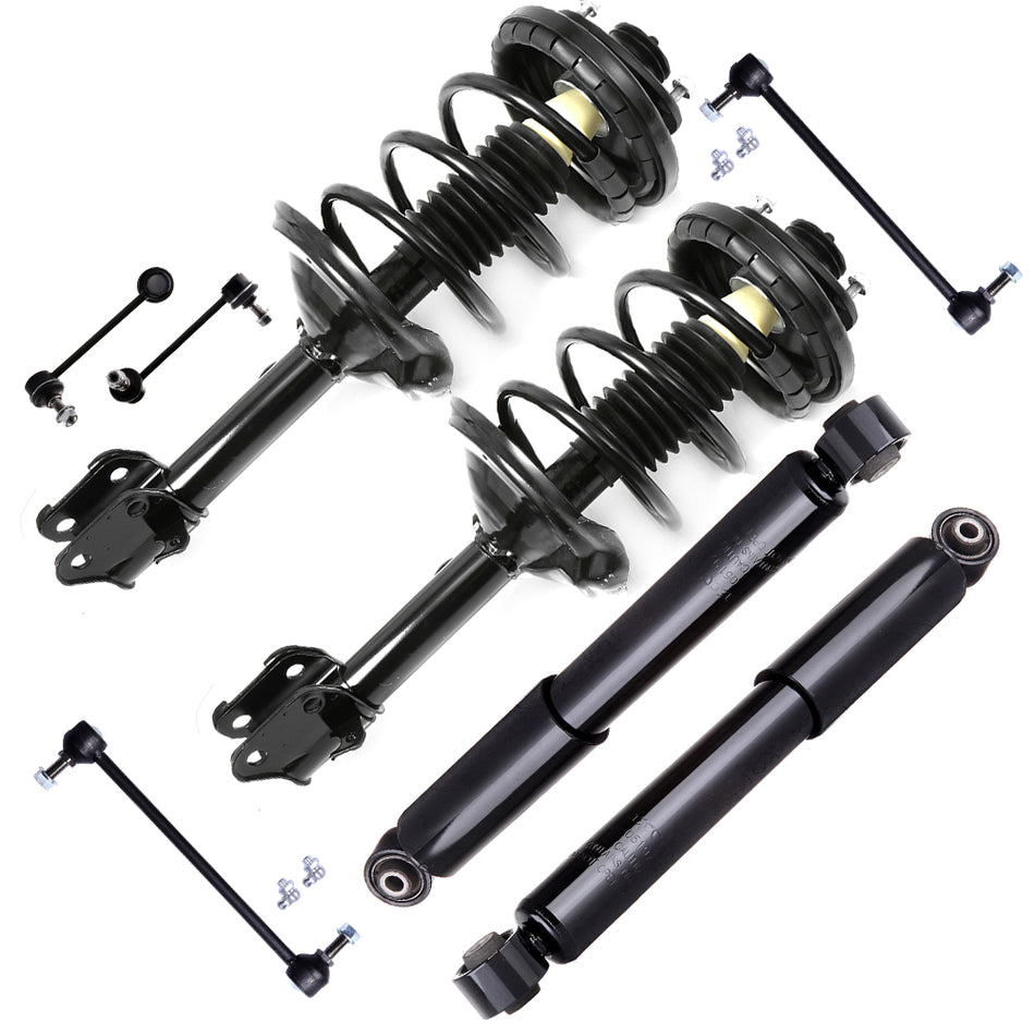 2003-2005 Acura MDX Front Rear Struts Assembly Shock Absorbers Sway Bar Link