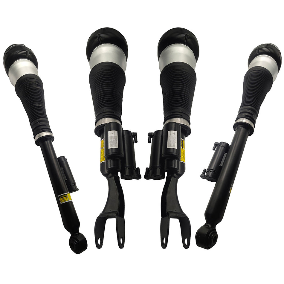 4PCS Front Rear Air Suspension Shock For Mercedes 4Matic W222 S560 S550 S500