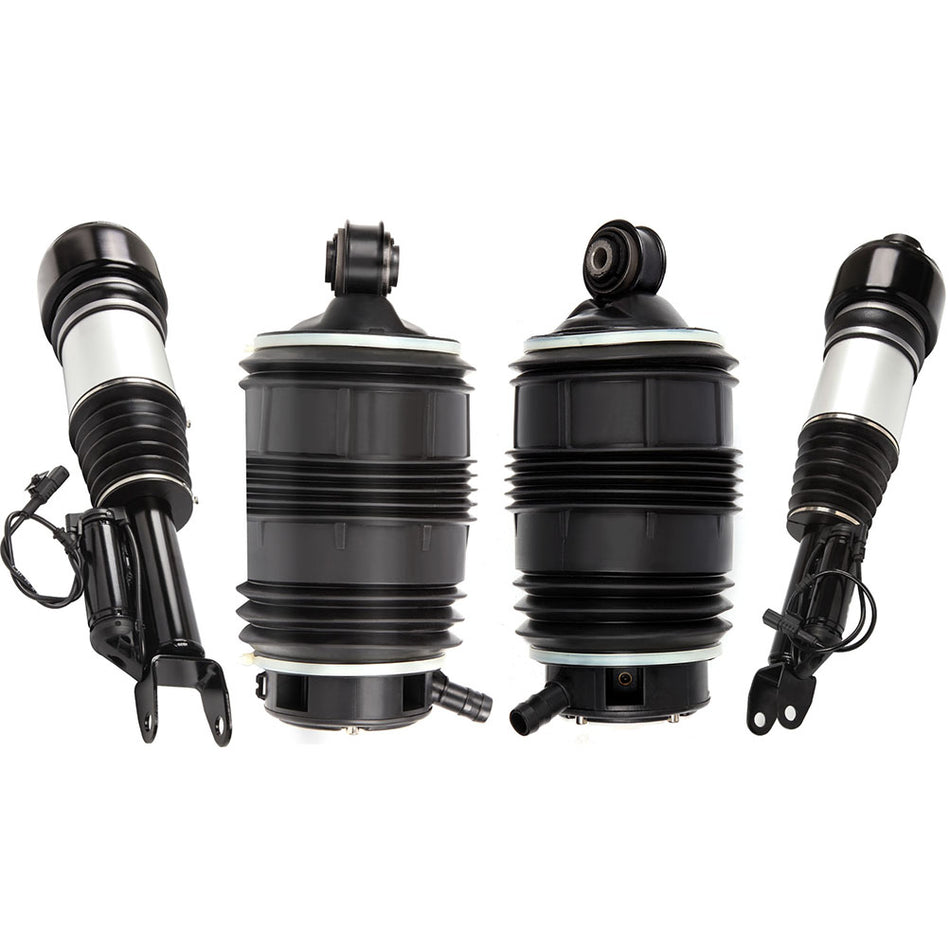 4PCS RWD Front Rear Air Suspension Shock For Mercedes W211 E500 CLS500 CLS550