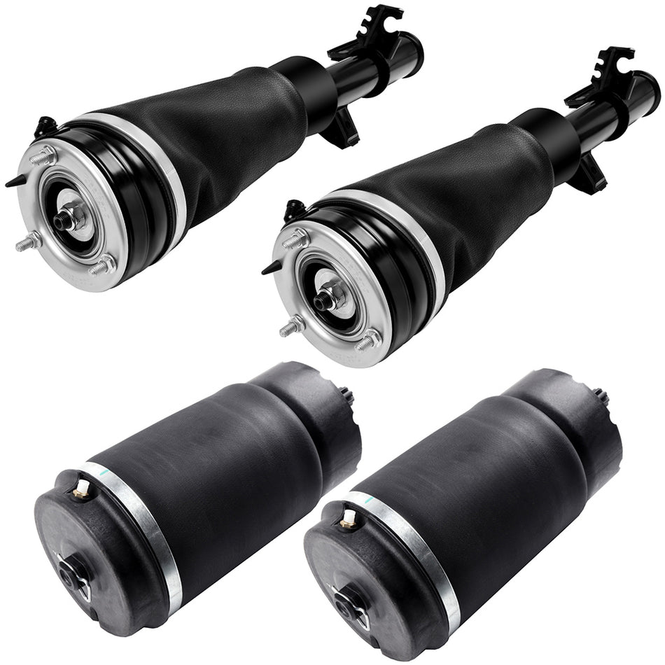 4PCS Front Rear Air Suspension Shock Spring For Land Rover Range Rover L322 HSE