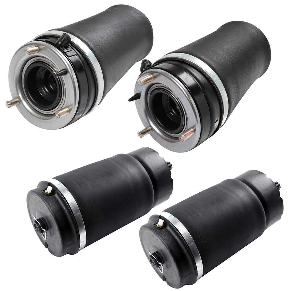 4PCS Front Rear Air Suspension Spring Bag For Land Rover Range Rover L322 02-12