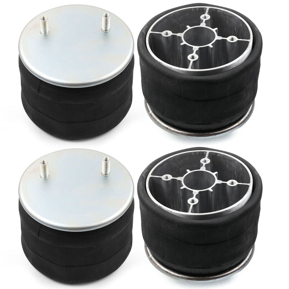 4PCS W01-358-8755 Air Suspension Bag Spring For Goodyear 1R13-124 Hendrickson