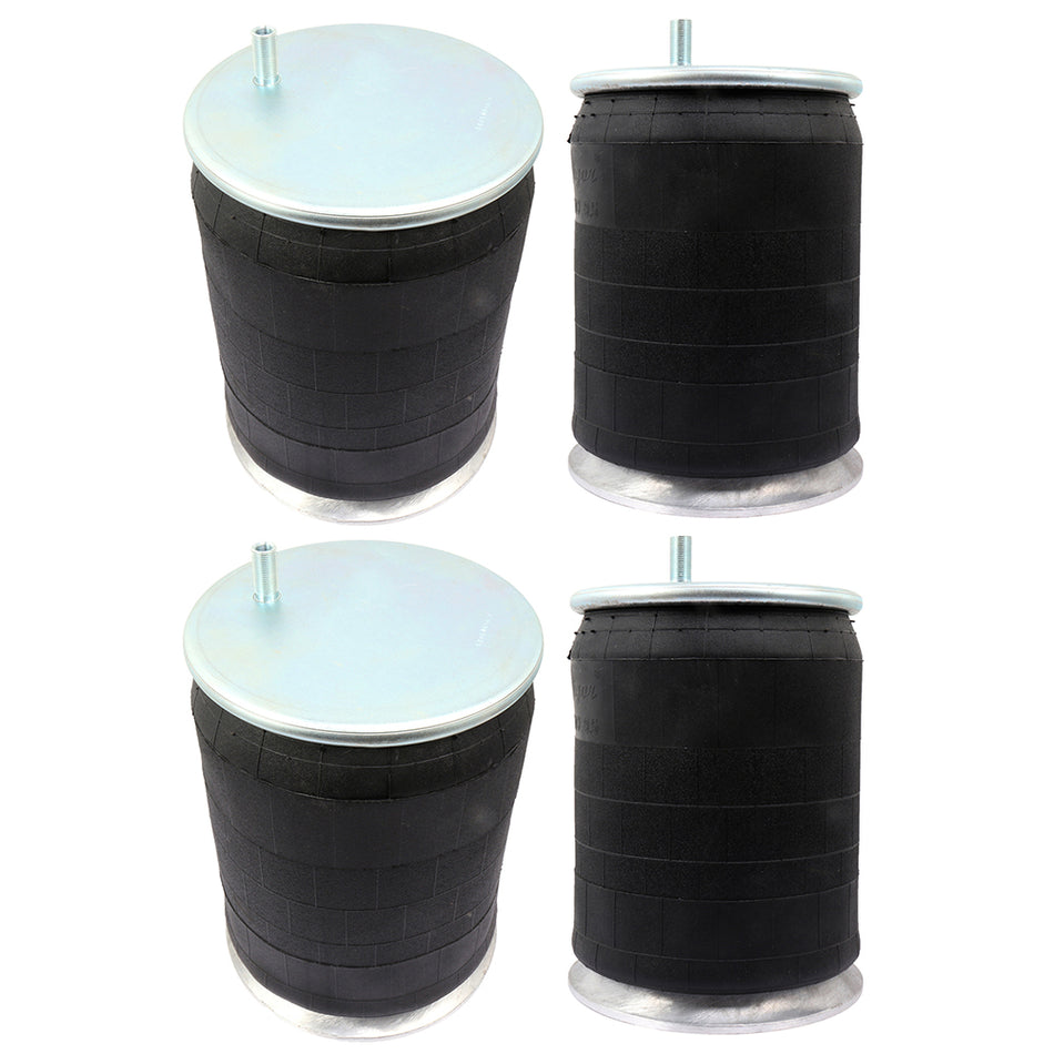 4PCS W01-358-9580 Air Suspension Bag Spring For Goodyear 1R13-118 Hendrickson