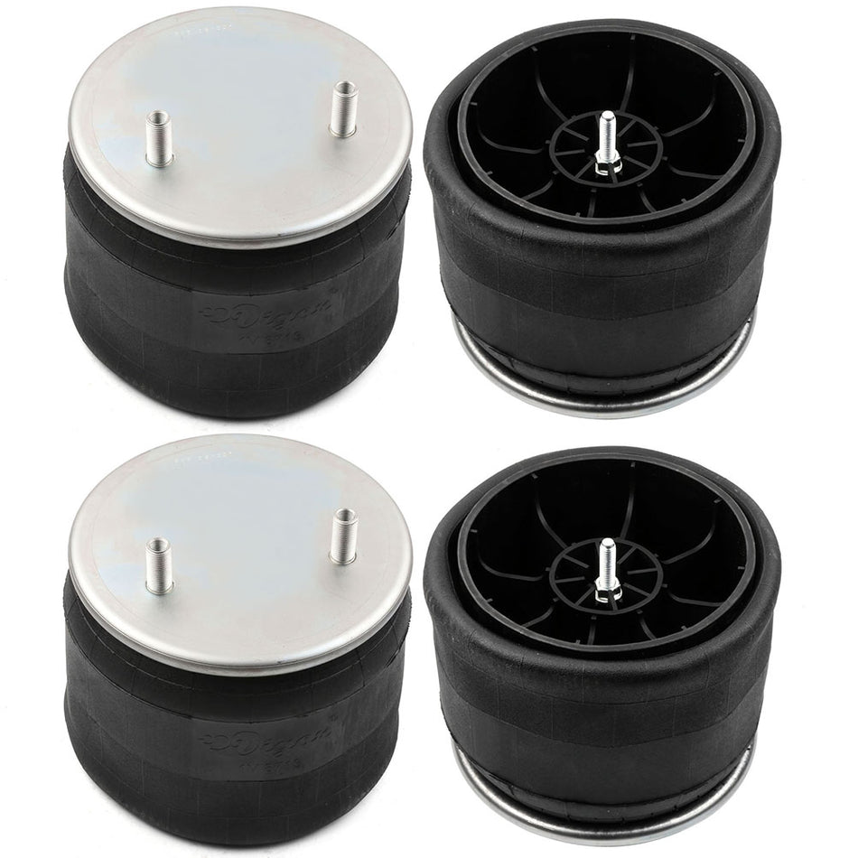4PCS W01-358-8708 Air Suspension Bag Spring For Goodyear 1R13-177 Hendrickson