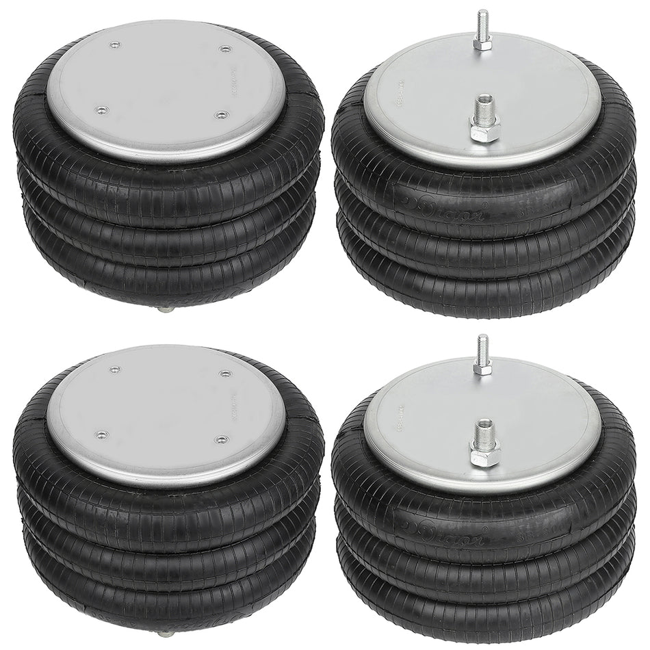 4PCS W01-358-8033 Air Suspension Bag Spring For Goodyear 3B12-312 Hendrickson