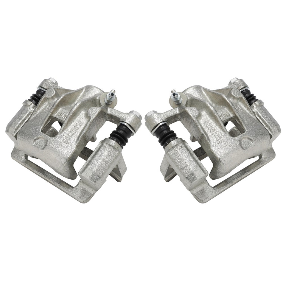 Pair Rear Brake Calipers With Bracket For Hyundai Tucson Kia Sportage