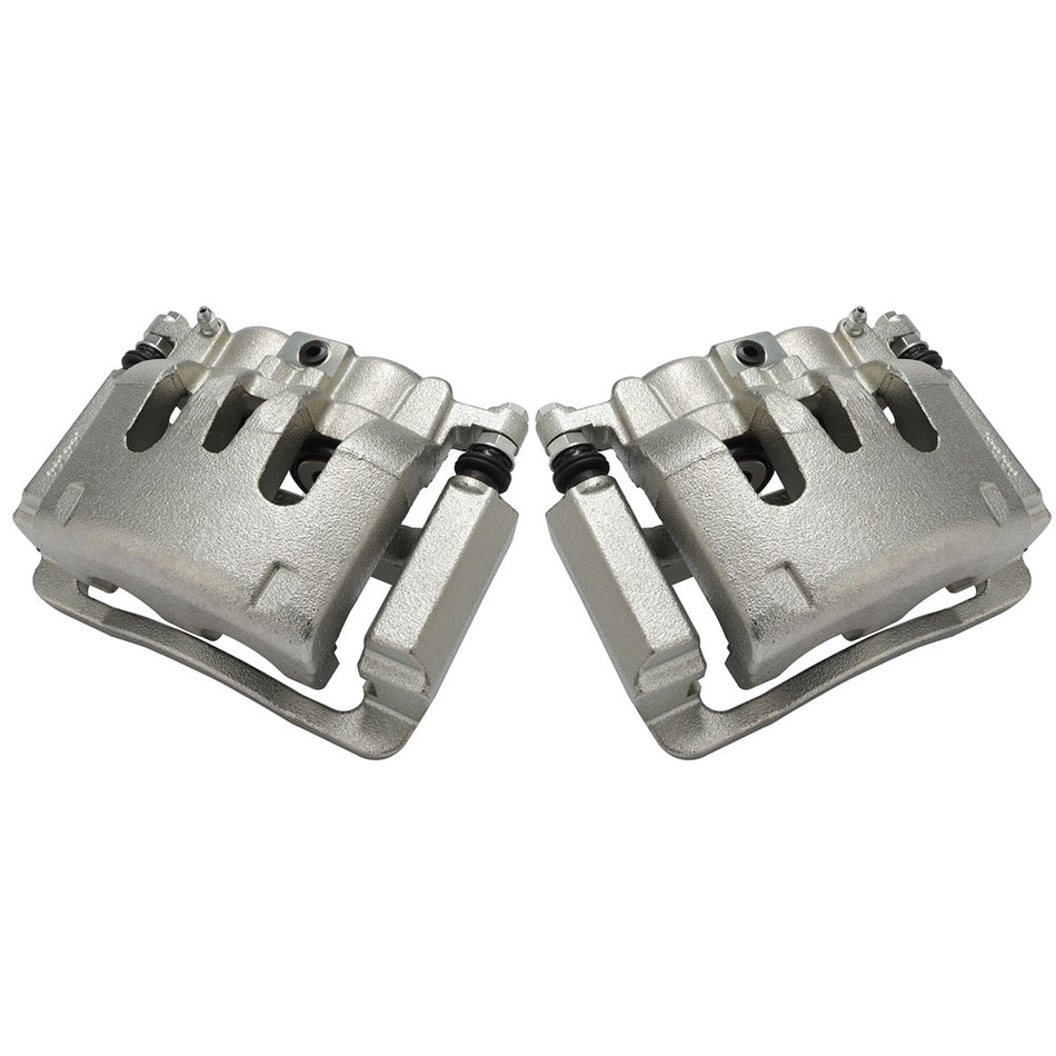 Rear Brake Calipers LR With Bracket For Ford F-250 Super Duty 2005 2006 2007