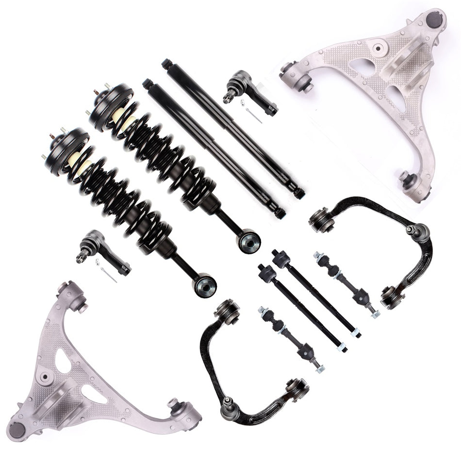 2004-2008 Ford F-150 Front Struts Rear Shocks Control Arms Tierods Sway Bars