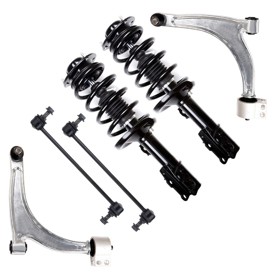 For Chevy Malibu Pontiac G6 Front Lower Control Arms Struts withSprings Sway Bars