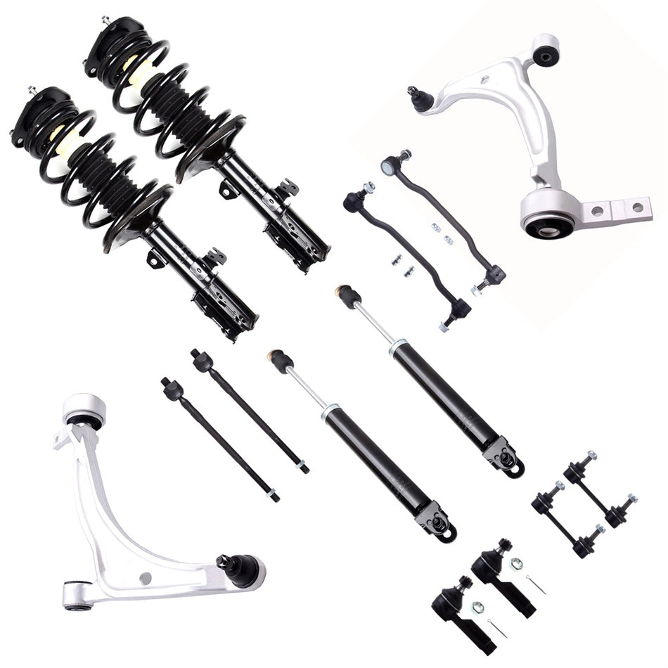 2002 -2006 for Nissan Altima 2.5L Front Strut Rear Shock Assembly Suspension Kit