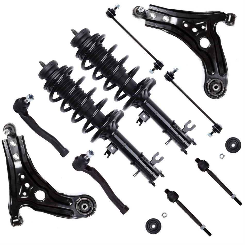 Front Struts Control Arm Sway Bars Tie Rod For Chevrolet Aveo Aveo5 2004-2011