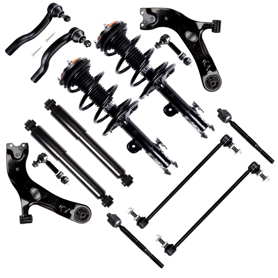 06-12 Toyota RAV4 Front Struts & Rear Shocks & Control Arms & Sway Bars Kit