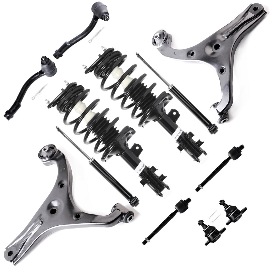 For 2006-2011 Hyundai Accent FWD Front Struts Shock Lower Control Arm Sway Bar