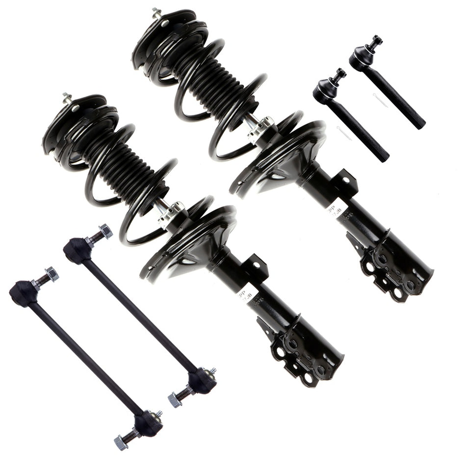 Fits LEXUS RX330 RX350 RX400H Front Struts & Sway Bars & Tie Rod End Links Kit