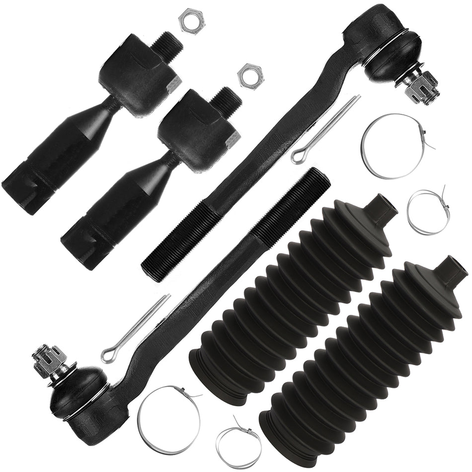 6x Fits 1996-2002 Toyota 4Runner Front Steering Inner Outer Tie Rod End Linkage