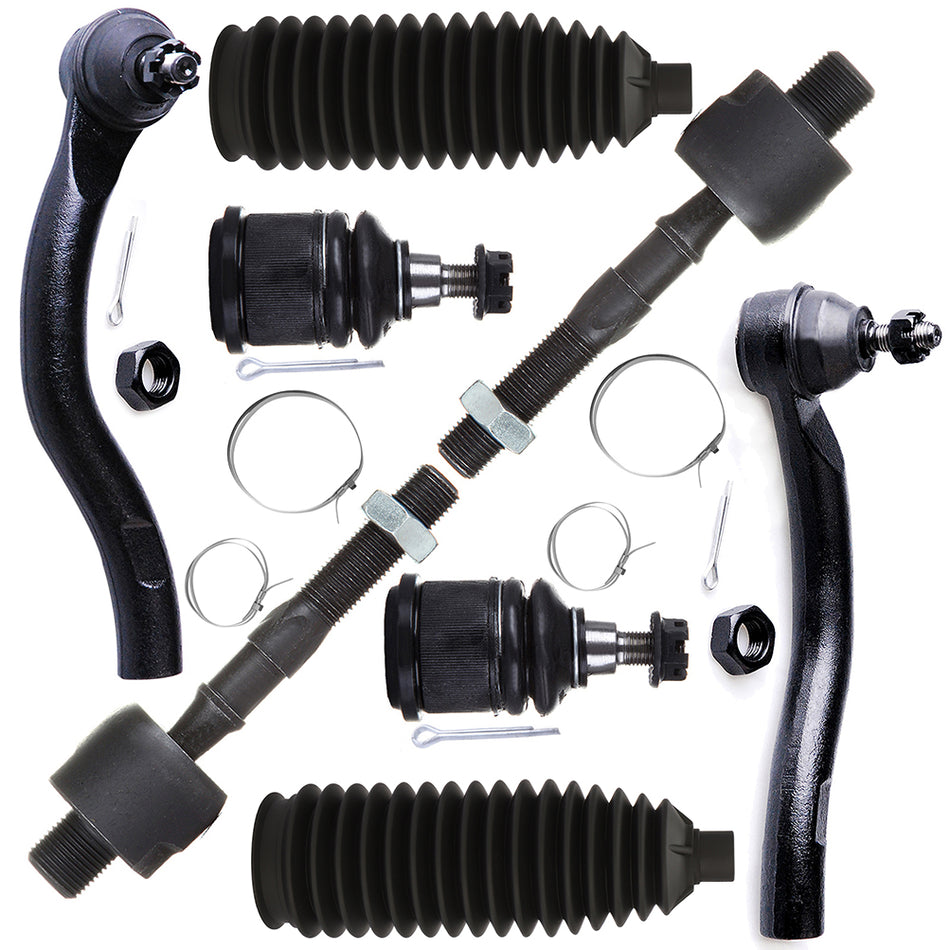 8x Fits Acura TSX Honda Accord Front Lower Ball Joints Inner Outer Tie Rod Ends