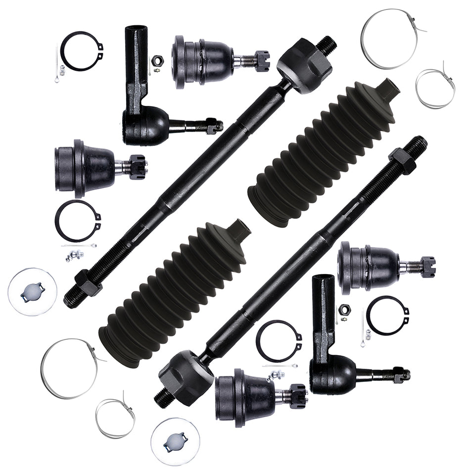 10x For 2005-15 Toyota Tacoma 2WD 5-Lug Front Lower Upper Ball Joint Tie Rod End