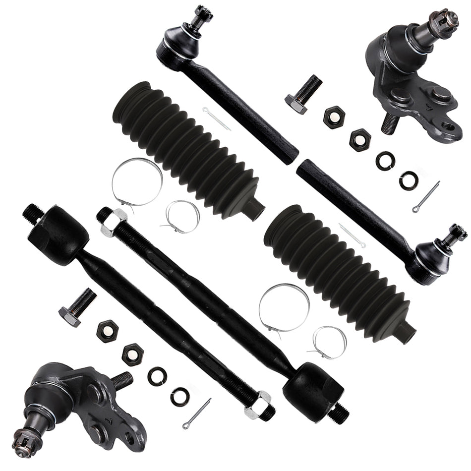 Fit For 2004-2006 Lexus RX330 8Pieces Front Steering Kit Tie Rod End Ball Joint