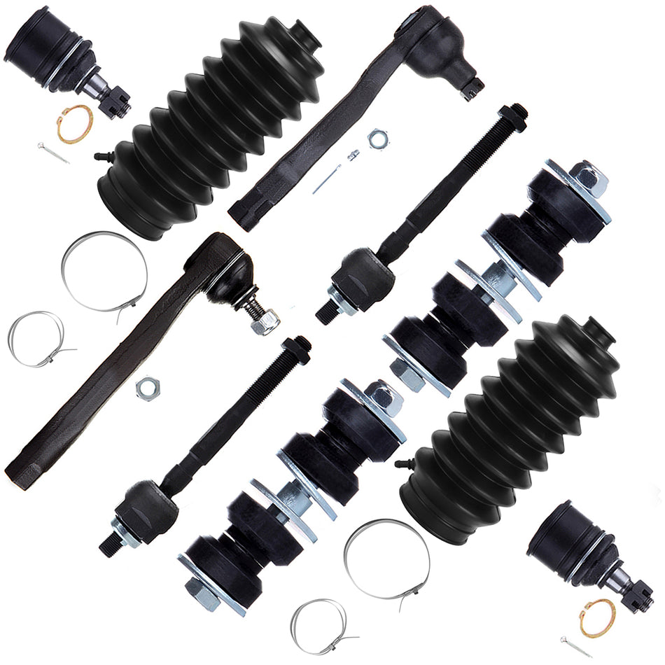 For 1992 93 94-1995 Honda Civic 12Pcs Front Steering Tie Rod End Ball Joint Kit