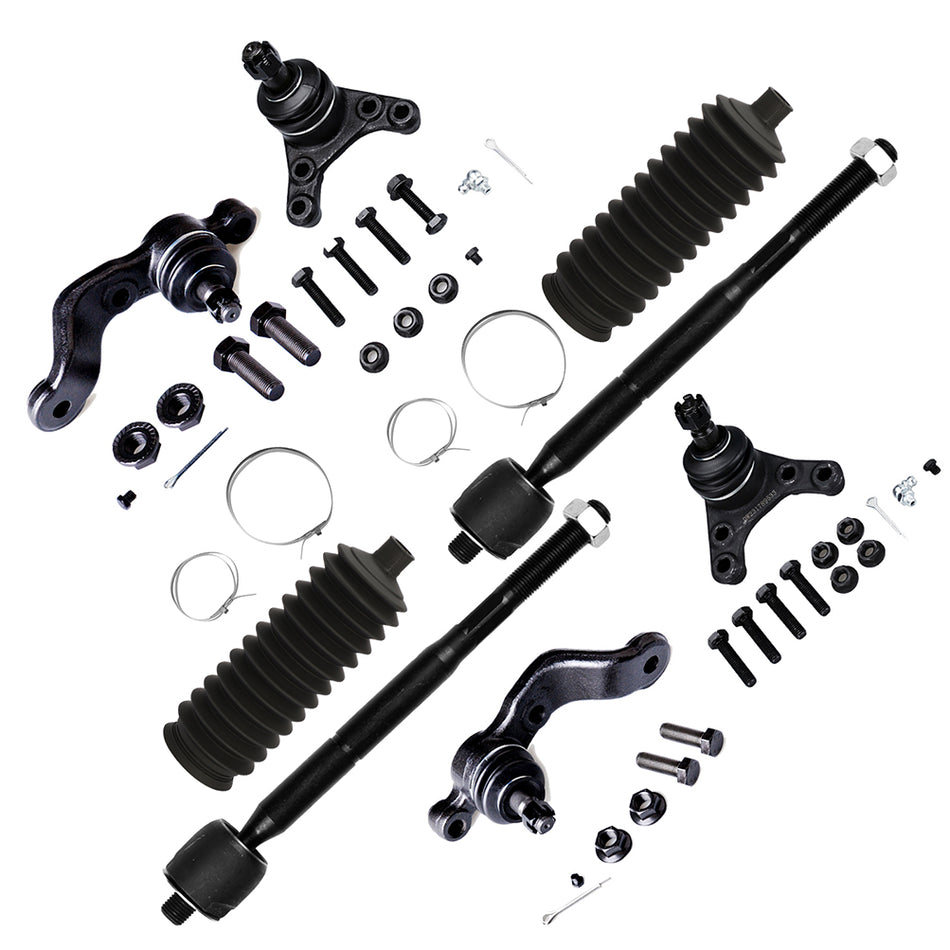 8Pcs Front Suspension Kit Ball Joints Tie Rod Ends For 1995-2004 Toyota Tacoma