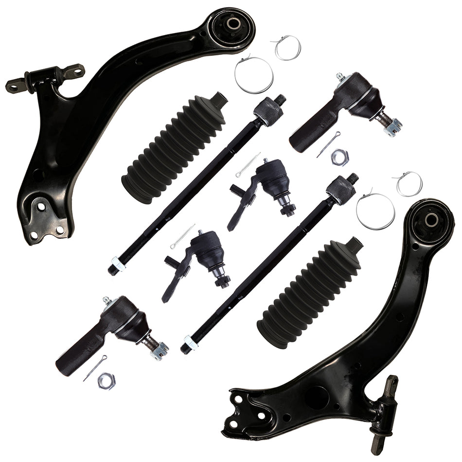 10Pcs Fit For 1998-2004 Toyota Avalon Solara Sienna Front Lower Control Arm Kit